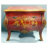 TJ Maxx Small Bombe Chest With 2 Drawers, 13" High x 15.25" Wide x 8" Deep