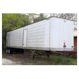 1986 Great Dane Double Axle Semi Trailer, Model 7311T, GVWR 65,000lbs, 45