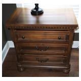 Solid Wood, Cedar Lined 3-Drawer Side Tables, 29.5" x 19" x 29", Qty 2