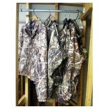 Camouflage Hunting Apparel, Including Columbia, PHG, OmniTech, Jackets, Overalls, And Pullover, Size