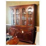 Solid Wood 2 - Piece China Cabinet, 78" x 62" x 21"
