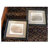 Ducks Unlimited Inc. Framed Art By Barney Anderson, 20" x 18", Qty 2