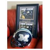 Autographed Missouri Tigers Roger Wehrli, Kellen Winslow, Framed Art, Includes Certificate Of Authen