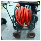 Garden Hose Reel Wagon, Including Heavy Duty Hose