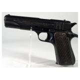 Ejercito Argentino Fabricada Por Hafdasa Ballester-Molina .45 Cal Pistol SN# 33616, Mfg 1937-1953, N