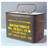 .30 Cal Ammo, Approx 240 Rds, In Unopened Cartridge Can, Local Pickup Only