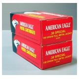American Eagle .38 Spl Ammo, Approx 100 Rds, Local Pickup Only