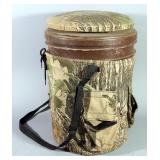5-Gallon Bucket With Spinning Seat Top And Camo Accessories