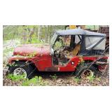 1962 Rag Top Jeep, Mileage Showing 4021.1