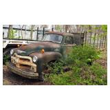 1955 Chevy 1400 Flatbed Dually Truck, Serial Number P55K003342