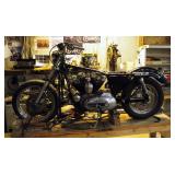 1980 Harley Davison Sportster Motorcycle, Project Bike, VIN# 3A38057J0, Mileage Showing 1288.6, Some