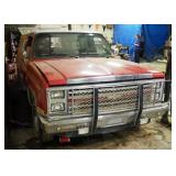 1985 Chevrolet C10 Pickup Truck, VIN # 1GCDC14H8FF444876, Mileage Showing 3302.5, Project Truck