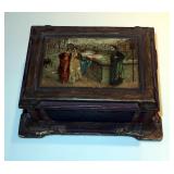 Antique Exhibition 8 Hour, 8 Day, Pure Nickle Pocket Watch, Men