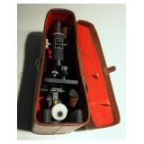 Vintage Jason Microscope In Leather Case