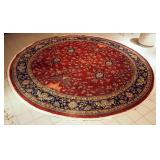 Hand Knotted Indo-Sarouk 100% Wool Area Rug, 8