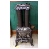 Antique Great Western Stove Co. #920 Cast Iron Gas Heater Stove, 43" x 23" x 23"
