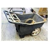 Poly-Vinyl 2-Wheel Garden Cart, 28" x 43" x 22.5"