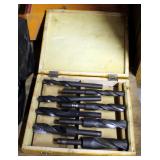 8 Piece Drill Bit Set In Wood Case