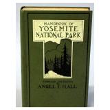 Handbook Of Yosemite National Park By Ansel F. Hall, Signed, 1921, 1st Ed, Illustrated