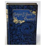Poems Of Edgar Allan Poe, 1880s, Beautiful Fine Binding, Some Illustrations