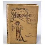 Adventures Of Huckleberry Finn By Mark Twain, 1892 Printing, Illustrated, Fine Binding