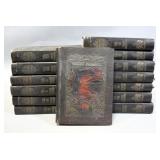 Little Journeys By Elbert Hubbard, 1916, Decorated Covers, Roycroft Press, Complete Set, Qty 14