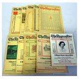 The Roycrofter Magazine, Early 1900s, Illustrated Booklets, Various Conditions, Qty 10, Roycroft Pre