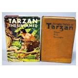 Tarzan Books, One 1st Edition, Untamed And Jungle Tales, Illustrated, Qty 2