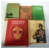 Historical World War 1 Books, Some 1st Editions, Illustrated, Qty 5