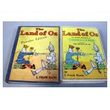 Wizard Of Oz Books, Land Of Oz, 2 Different Versions, Illustrated