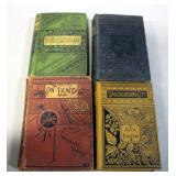 Verne, Swift, And More, Fine Bindings, With Decorated Covers, 1800s, Illustrated