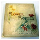 Flower Fancies By Alice Ward Bailey, Circa 1889, Color Lithographs, Oversize Hardcover, Illustrated