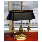 23" Brass 2-Light Candle Stick Table Lamp