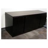 Solid Wood 4-Door Credenza With Interior Shelves, 29" x 72" x 24"