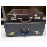 Leather Locking Briefcase And Stebco Leather Case