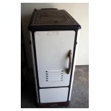 Antique Enameled Auto Stove Works Wood Burning, 2-Burner Stove, 36" x 14.5" x 30"