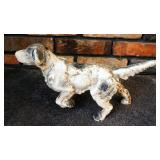 Antique Cast Iron Pointer /Bird Dog Door Stop, 8" x 11"