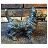 Antique Cast Iron Scottish Terrior Door Stop, 8" x 11"