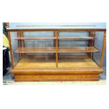 Antique Movie Theater Style Concessions Display Cabinet With Sliding Rear Doors, 42" High x 72" Wide