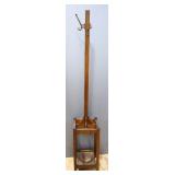 Arts & Craft Style Coat Rack With Umbrella Stand Base