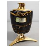 Viking Glass Lighter And Ronson Marble Table Lighters (2, 1 With Fluid), Total Qty 3