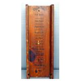 Antique Wood Cigar Mold And Cig-O-Meter Cigarette Holder