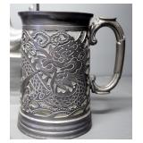 Pewter Mug And Plate Collection