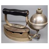 Acron Lamp Co. Gas Powered Diamond Iron