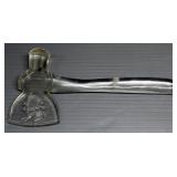 Waterford Crystal American Flag Paperweight And World