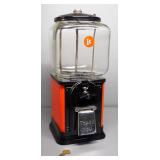 Vintage 1 Cent Candy Dispenser, With Key