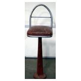 Duro Chrome Corp Industrial Stool, Seat Detaches From Base