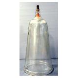 Antique Gravity Flow Embalming Glass Flask, 15" High