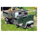 Vintage 3-Wheeled Cushman Turf Truckster With Original OMC 2Cylinder Engine, 2Speed Transmission, Po