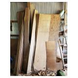 Lumber Assortment Including 1" x 6 & 1" x 10" Boards 8.5